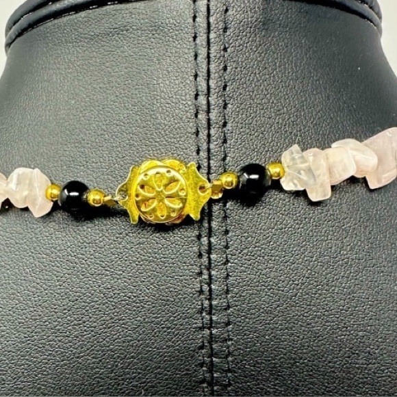 Lee Sands Pink Plumeria Floral Necklace - Picture 11 of 12